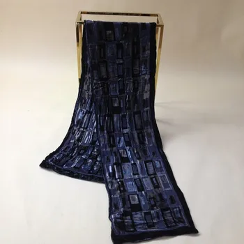 

velvet silk scarf women size:23*140cm women men #501 DOUBLE-DECKER