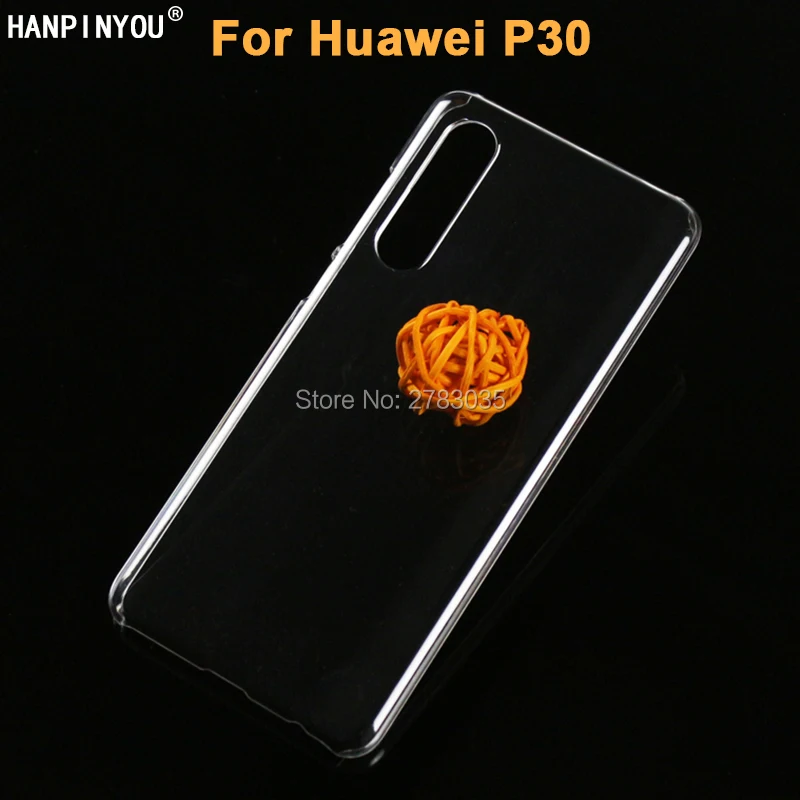 

For Huawei P30 Glossy Snap Phone Case Crystal Invisible Hard PC Cover Clear Protect Back Shell