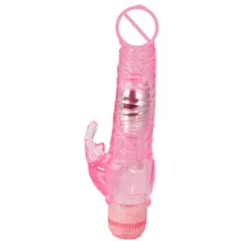 Waterproof Multi-level Speed Bunny Electric Female Automatic Massager Pink Dildo Rabbit Vibrator Sex Toy