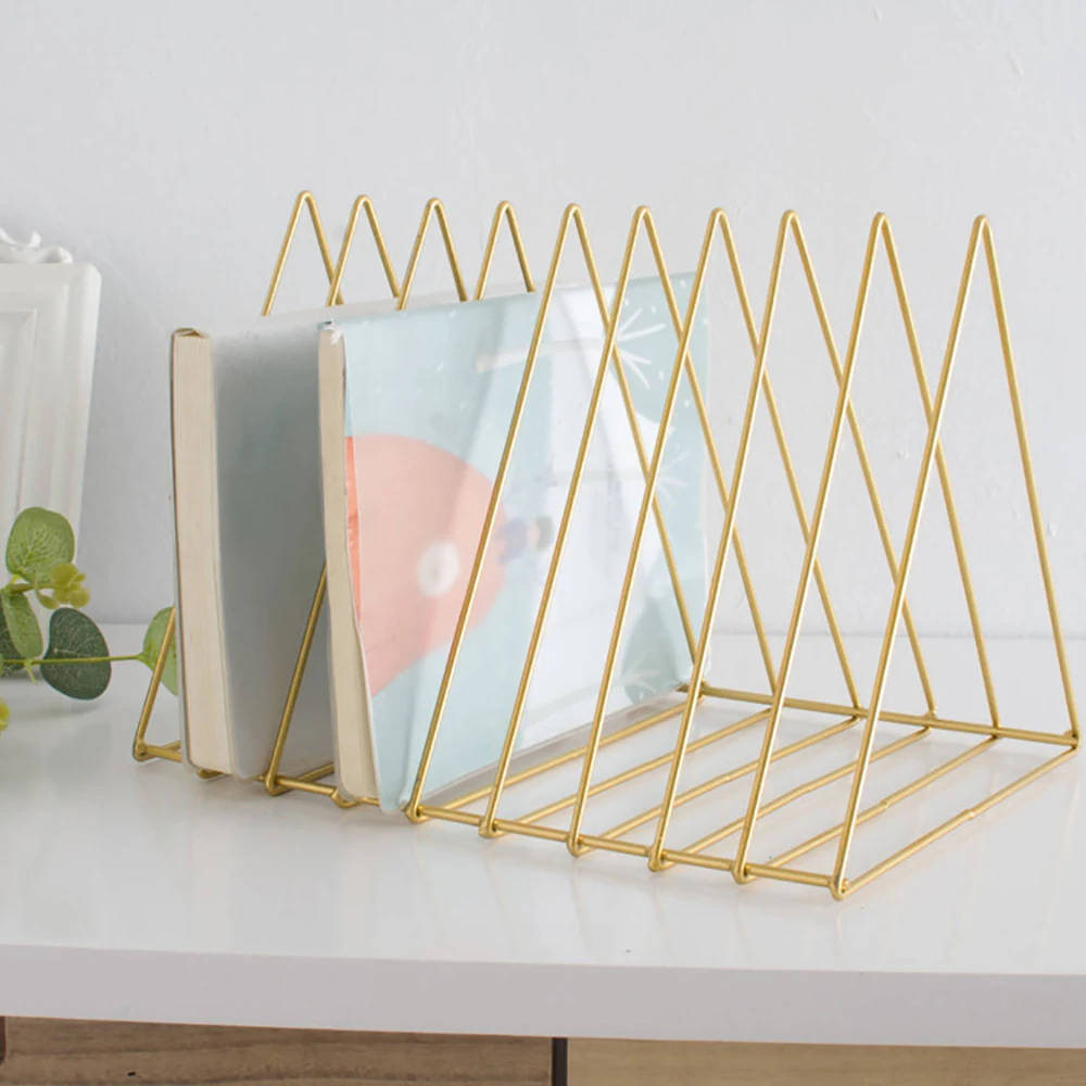 الشمال مثلث بسيط سطح المكتب تخزين الرف مجلة سطح المكتب تخزين الرف الرف منظم قرطاسية ملف صندوق تخزين