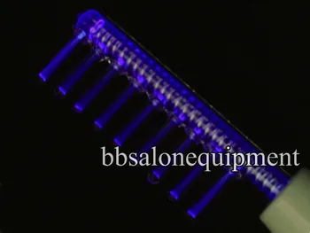 

Wholesale High Frequency Comb B Electrode For Beauty Facial Spa Skin Care Violet Orange Light Ray Machine