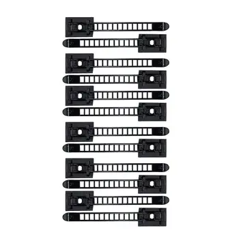 

FULL-100 Pcs Adjustable Cable Clips Self-Adhesive Cord Fixer Wire Clamp Strap Holder Jun20 Dropship