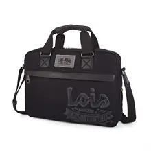 Lois модельный холщовый портфель мессенджер 1" к портативному Бандеру регулируемый и двойной ASA цвета Kaki и N