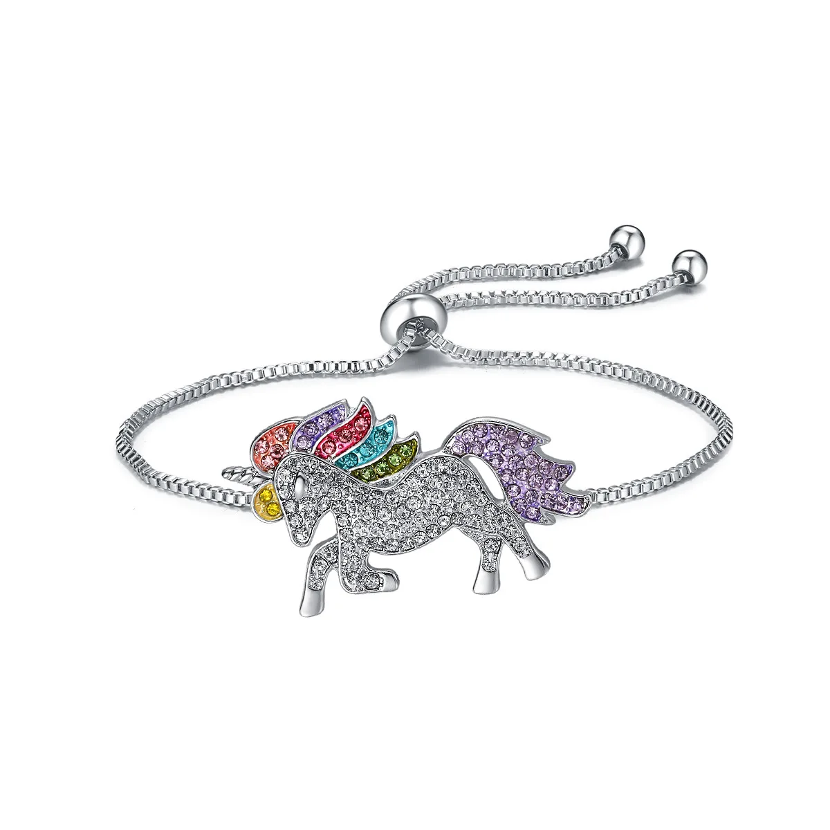 

Unicorn Children's Day Adjustable Bracelet Colored Pony Bracelet