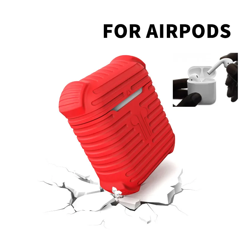 ТПУ наушник силиконовый чехол для Apple AirPods наушники Чехлы Чехол Air Pods портативный