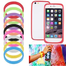 

Hot! Luminous Bracelet phone Bumper case Universal phone border protection Soft Silicon Ring Frame for Andrews and Apple phone