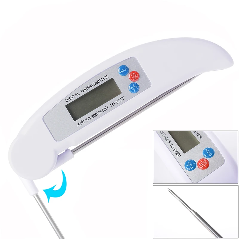 

LCD Kitchen Instant Read Digital Meat Thermometer Probe Oven Grill Food Cooking