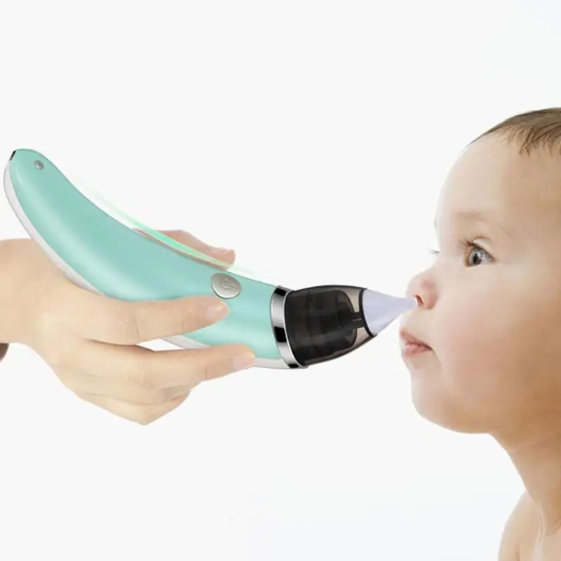 Детские Назальный аспиратор Электрический Безопасный гигиенических нос очиститель с 2 размеров носа советы и устные сопли Sucker для