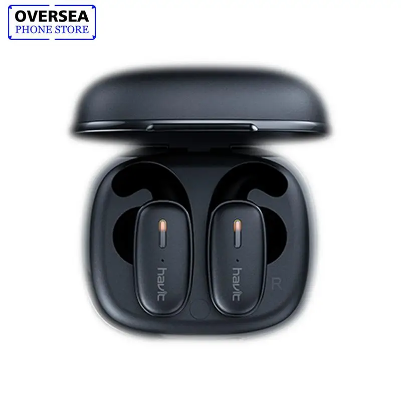 

Havit TWS Bluetooth V5.0 Earbuds Headset Mini Ear Hook In-Ear 3D Stereo Earpho Wireless Headset Mini Earbuds Handsfree Bluetooth