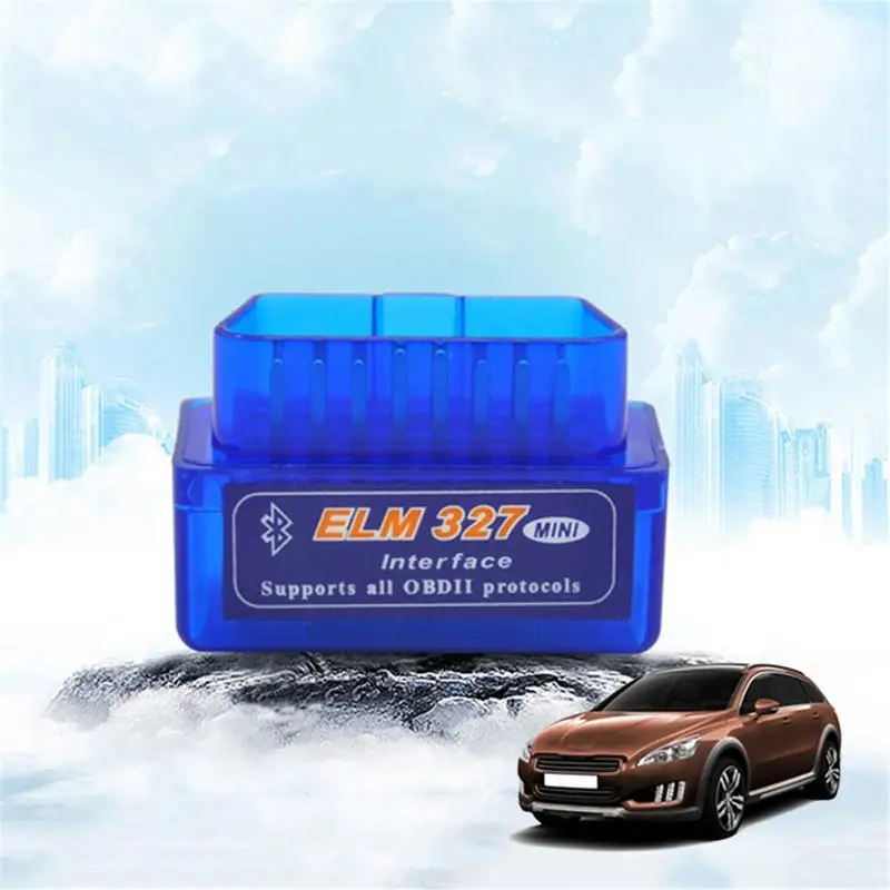 Супер Мини ELM327 V2.1 OBD2 II автомобильное диагностическое оборудование Bluetooth