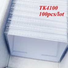 100 шт/партия близость 125 кГц RFID тег TK4100 тонкая ID пластиковая карта, ПВХ Бесконтактная карта радиочастотной идентификации карта для посещаемости времени