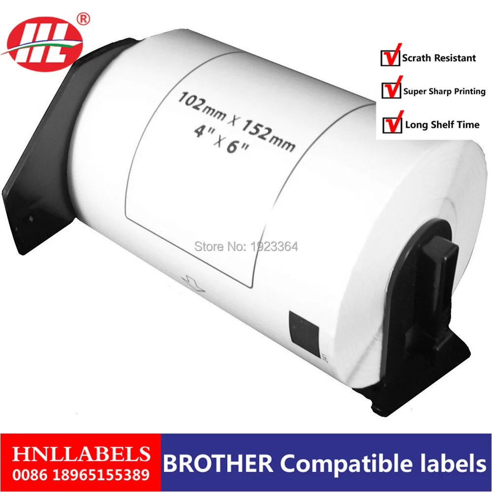 

200X Rolls Brother compatible DK 11241 dk11241 102 x 152mm (4-inch) large Ship Labels DK-11241 DK