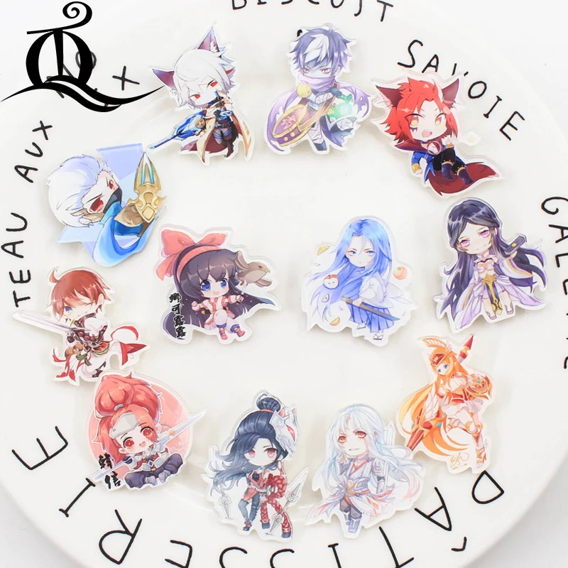 

JL 1PCS MIX Lol girl Cartoon Icons on The Pin Kawaii Icon Badge Bacges on Backpack Badges for Clothing Acrylic Badges Z24