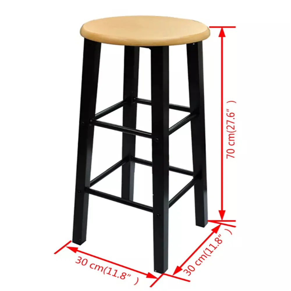 vidaXL Breakfast/Dinner Table Dining Set MDF with Black 240095