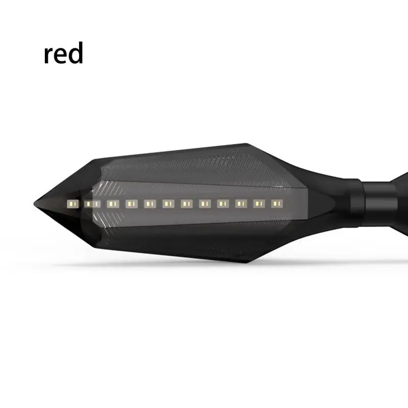 

Motorcycle Modified Accessories Led Turn Signal Bright Streamer Horizon Scooter Single 12V Off Road Turning Direction Lights