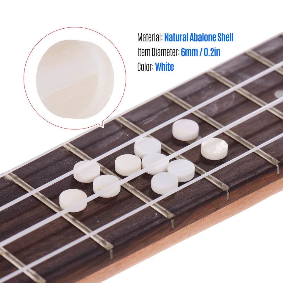100 Stks Gitaar Palissander Inlay Dot Fretboard Markers Hout & Inlay Materiaal voor Gitaar Mandoline Banjo Akoestische & Klassieke Gitaar Onderdelen