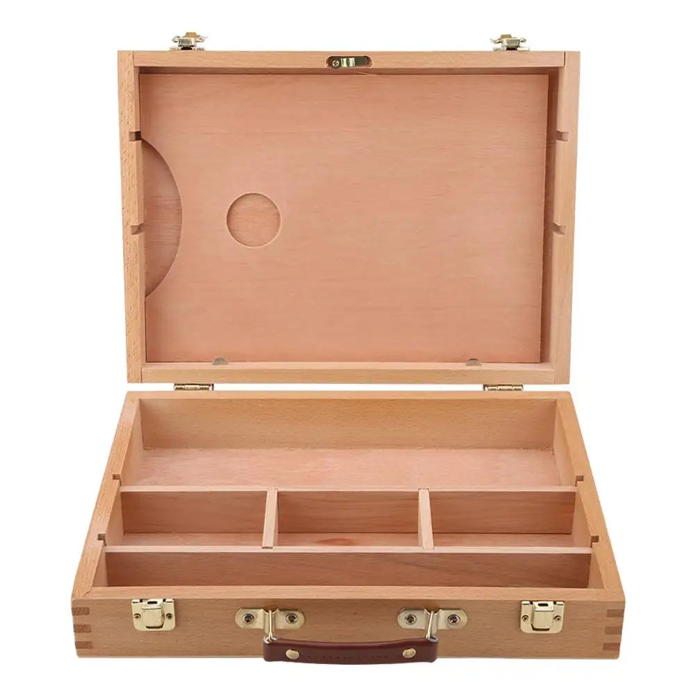 Многофункциональный деревянный мольберт для художника Рисование Живопись портативный ящик для хранения