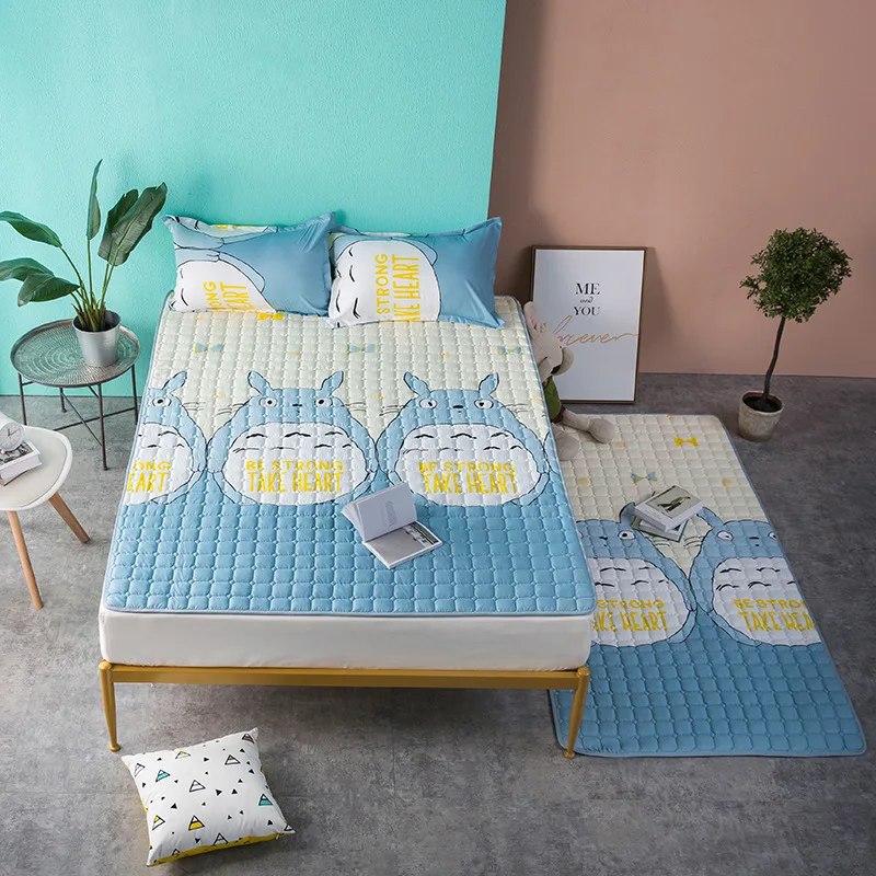 Adult Kids Child Bed Cover Bedspreads Soft Quilted Mattress Topper for Sofa Pads Winter Coverlet 120x200 150x200 180x200 200x200