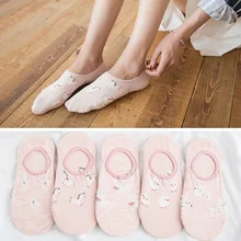 Colorido fruta invisível curto mulher suor verão confortável algodão menina feminino barco meias tornozelo baixo feminino 1 par = 2 pçs xg35