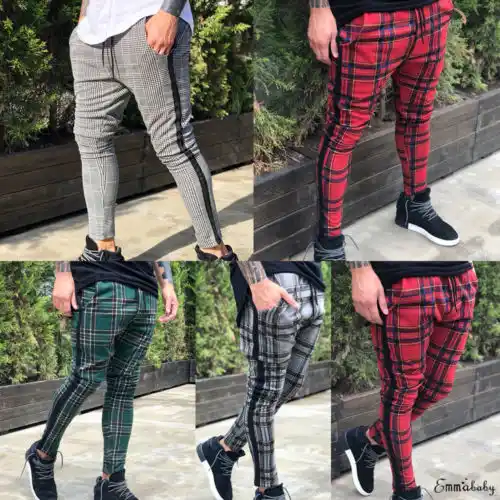 urban plaid pants
