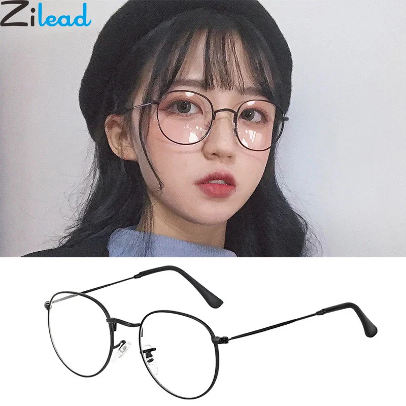 Zilead Reading Glasses Women Men Metal Round Presbyopic Reading Eyeglasses Unisex Read Optical Spectacle Diopters 0 to+4.0 Gafas