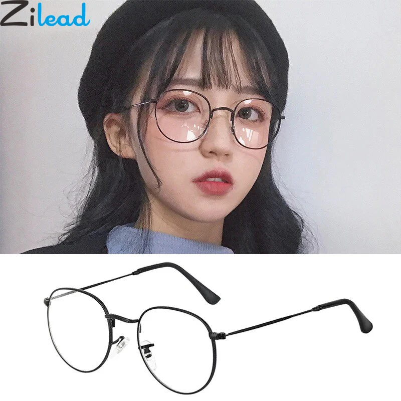 Zilead овальные металлические очки для чтения для женщин и мужчин, прозрачные линзы, дальнозоркие очки, оптические очки с диоптрией 0to + 4,0|Мужские очки для чтения|   | АлиЭкспресс