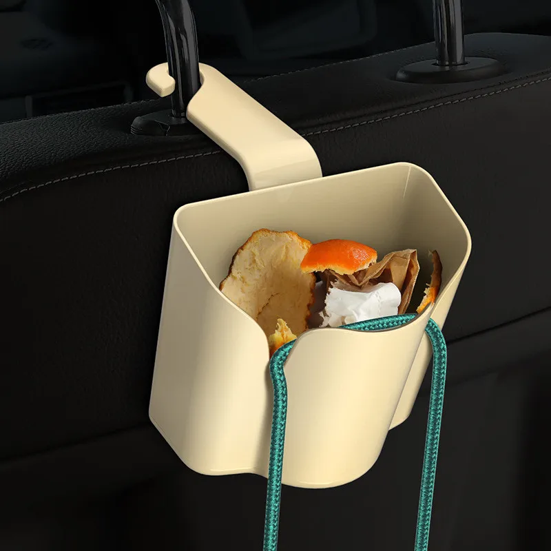 

Multi-Function Car Seat Hook Trash Can Car Storage Box Water Glass Phone Storage Box Storage Bucket Supplies