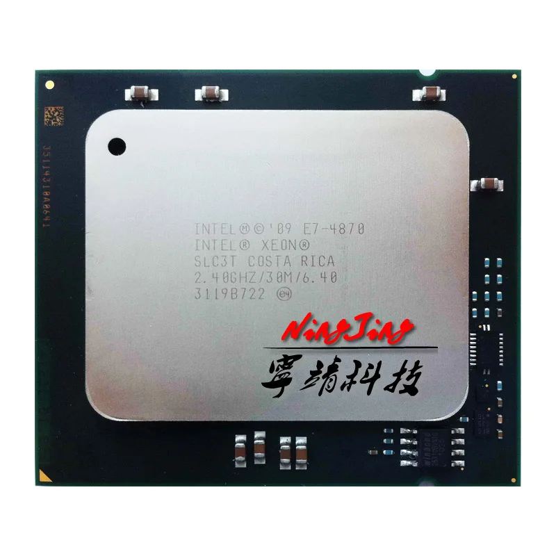 Intel Xeon E7-4870 E7 4870 2,4 ГГц десять-ядерный Twenty ЦП процессор 30 м 130 Вт LGA 1567