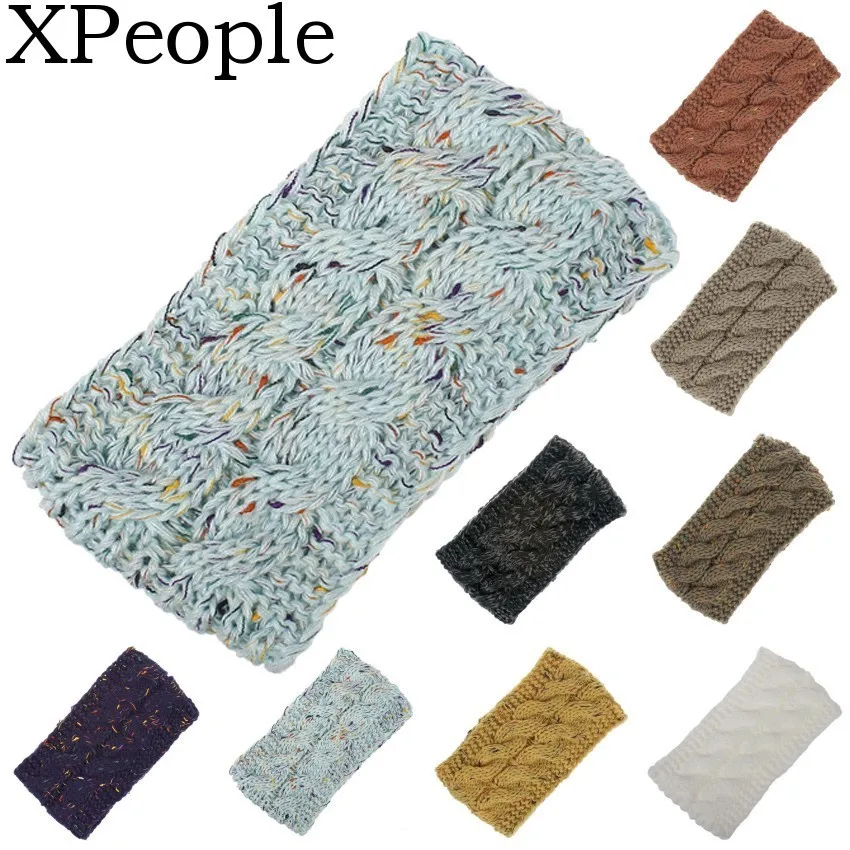 

XPeople Winter Knitted Headband Knit Ear Warmer Crochet Head Wraps for Women Girls