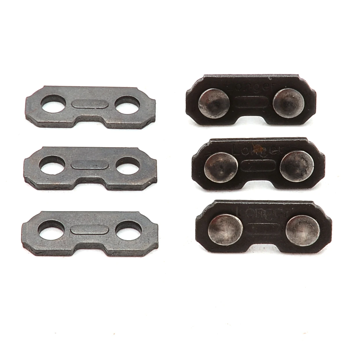 Mayitr 24pcs 3/8'' Chain Link Connectors Repair Chainsaw Preset Straps