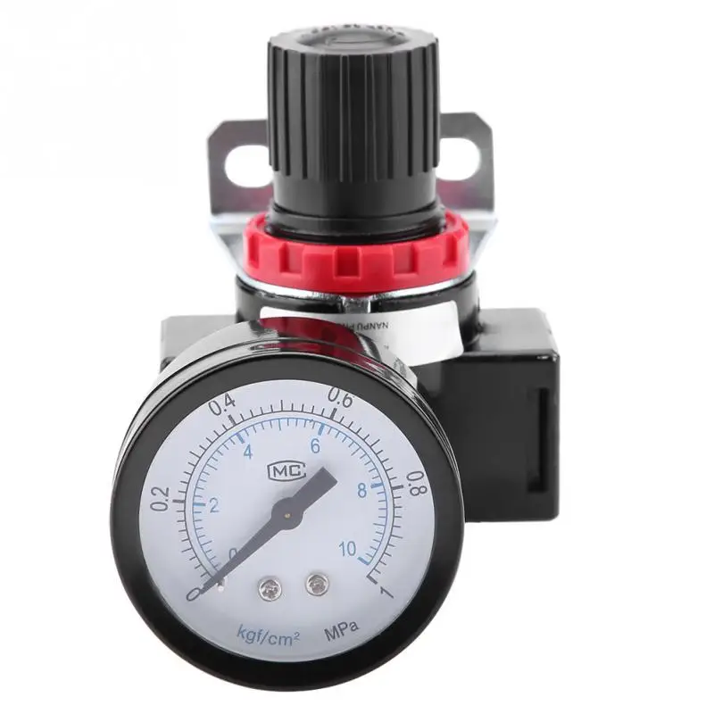 

Air Control Compressor Pressure Gauge Relief Regulator Valve with Gauge G3/8 Pressure Regulator Valve BR3000