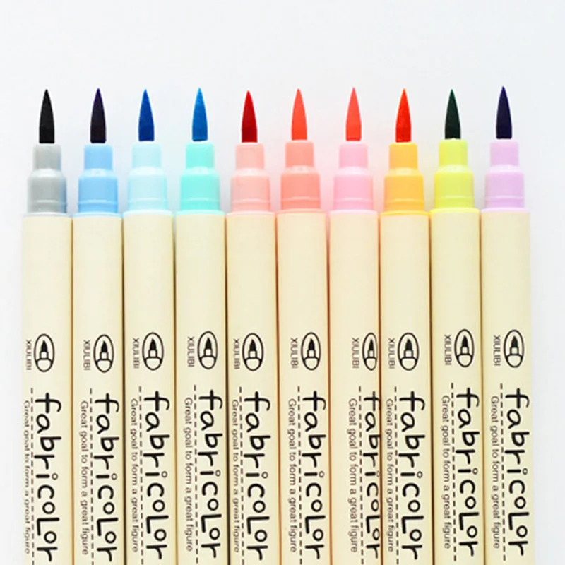 

Fabricolor Write Brush Pen Colored Marker Pens Set For Calligraphy Drawing Writing Gift Korean Stationery School Art Tools