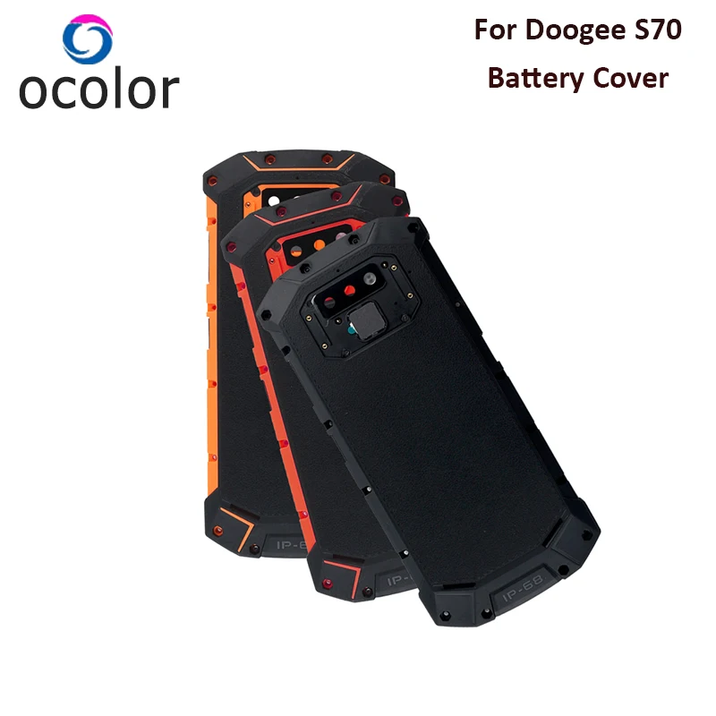 

ocolor For Doogee S70 Battery Case Durable Protective Back Case Replacement For Doogee S70 Lite Bateria Cover 5.99'' Anti-knock