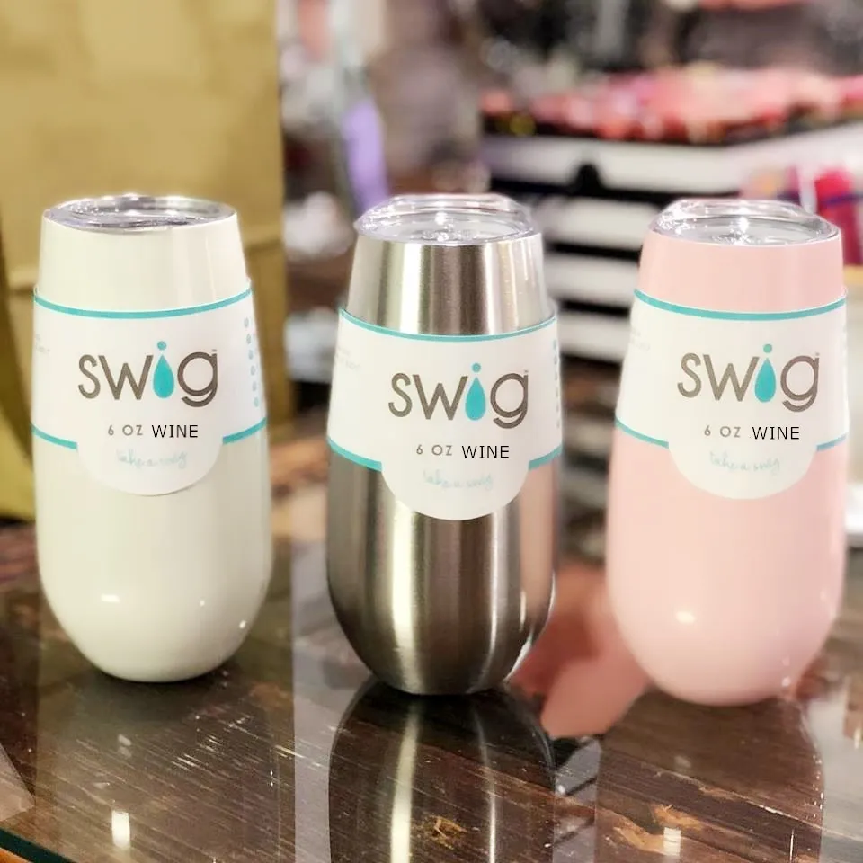 Swig Wine Cups Christmas Swig Cups 6oz Champagne Flute With Lid Swig