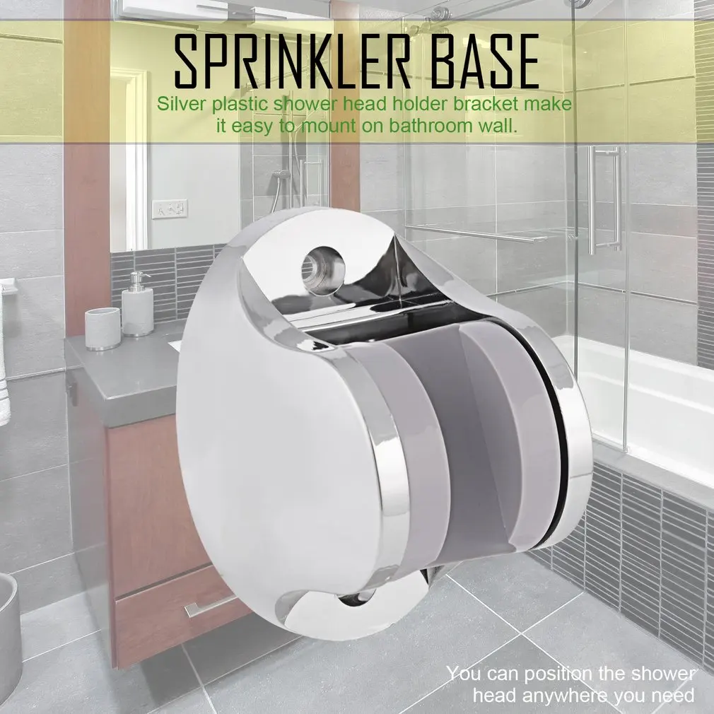 

Handheld Shower Spray Head Holder Bracket Bathroom Wall Mount Adjustable WXV Sale