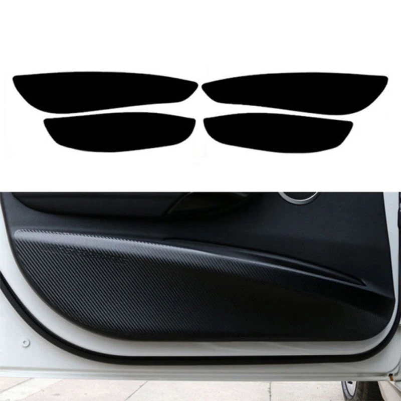 

4pcs Set For BMW F30 F31 3 Series Car Door Anti-Kick Pad 3D Black Protection Mat