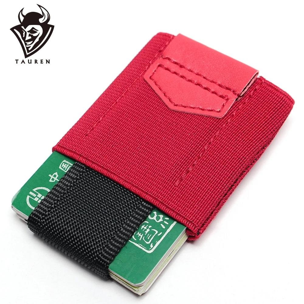 

New Creative Credit Card Holder With Elastic Band Slim Wallet For Women Man Small Magic Business Card Holder Case Unisex