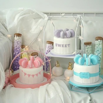 

Simulation cake window display desserts wedding fake cake macaron cake
