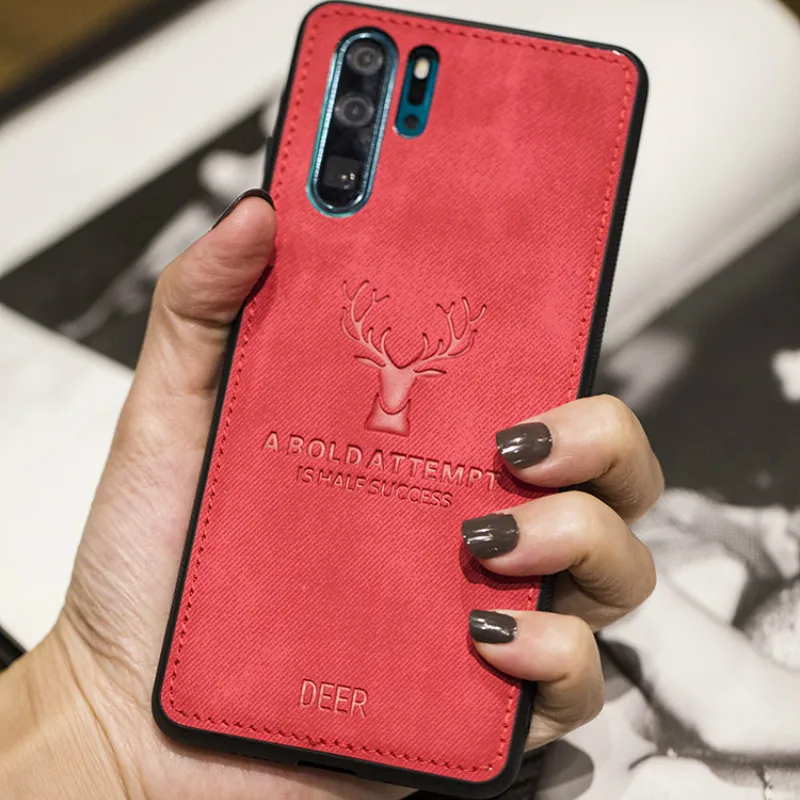 

Deer Cloth Pattern Case For Huawei Mate 30 Y6 Y7 Pro Y9 2019 Enjoy 10 Plus Honor 10i 20i V20 8X 8C P30 P20 Nova3i Soft TPU Cover