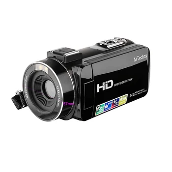 

Camcorder, Digital Video Camera Full Hd 1080P 24.0Mp 3.0 Inch Lcd 270 Degrees Rotatable Screen 16X Digital Zoom Camera Recorde