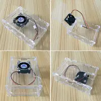 Прозрачный Общий Корпус для Raspberry pi 3 B + 2 Generation Корпус для Raspberry pi с вентилятором + винт для Raspberry pi