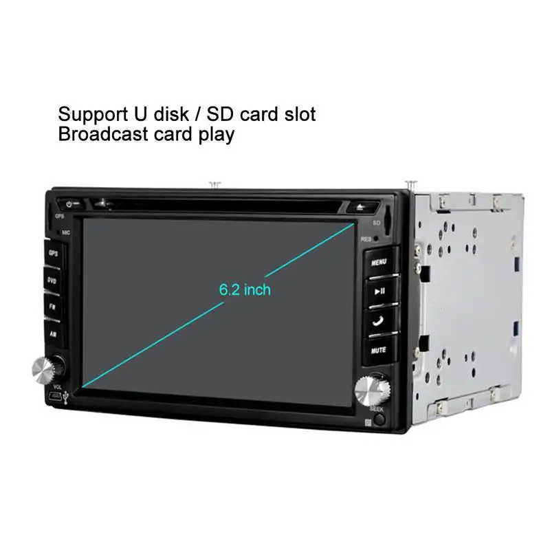 Perfect Universal Car Multimedia Player Car GPS Navigation Video System CD Reader TV Player Bluetooth MP5 Media DVD Car Accessories 1
