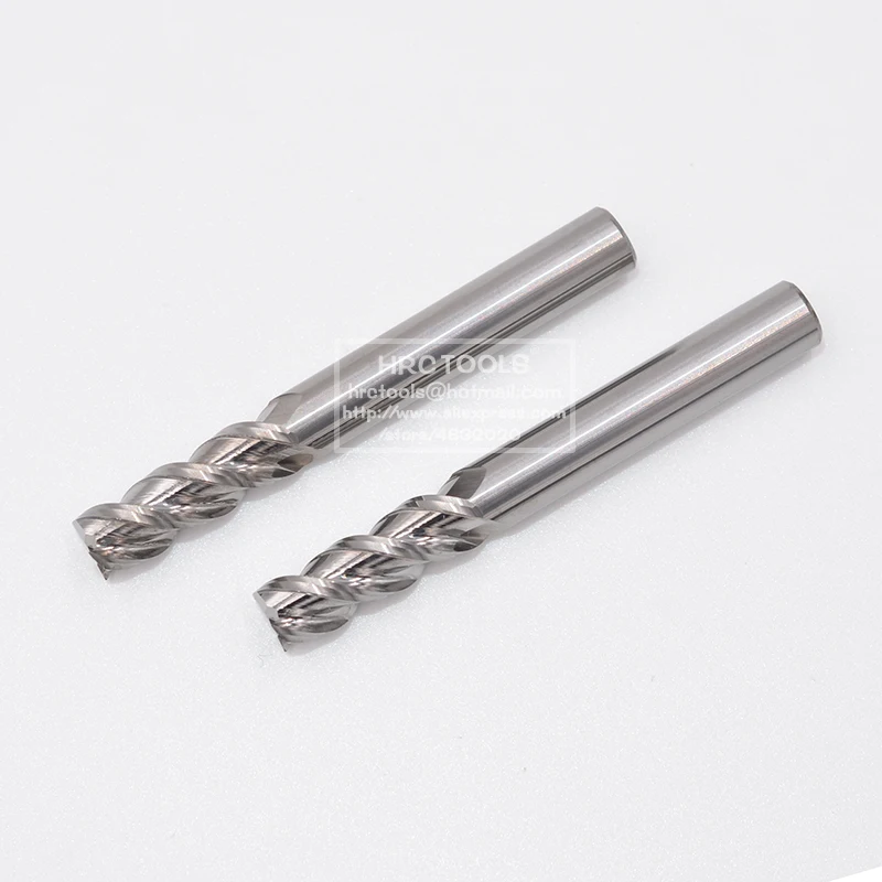 1mm HRC45-50 Carbide 4 Flute End Mill Engraving Spiral Milling Cutter Drill Bit