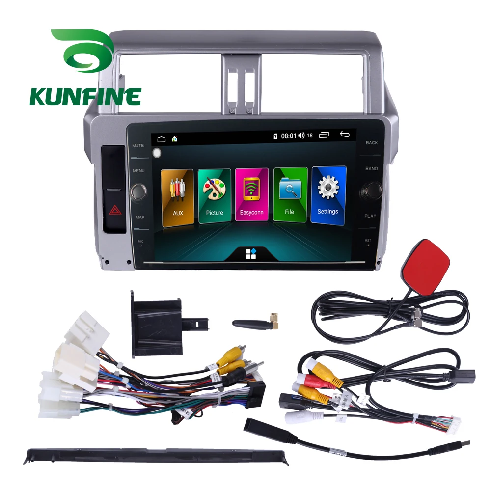 

Octa Core 4GB RAM 64GB ROM Android 8.1 Car DVD GPS Player Deckless Car Stereo For Toyota Land Cruiser 2014-17 Radio Headunit