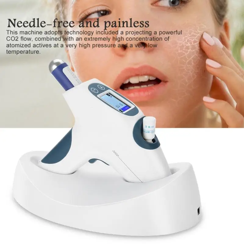 

Facial Skin Care Anti-aging Injection Gun Needle-free Removal Skin Rejuvenation Whitening Machine Home Use Spa Salon Equipments
