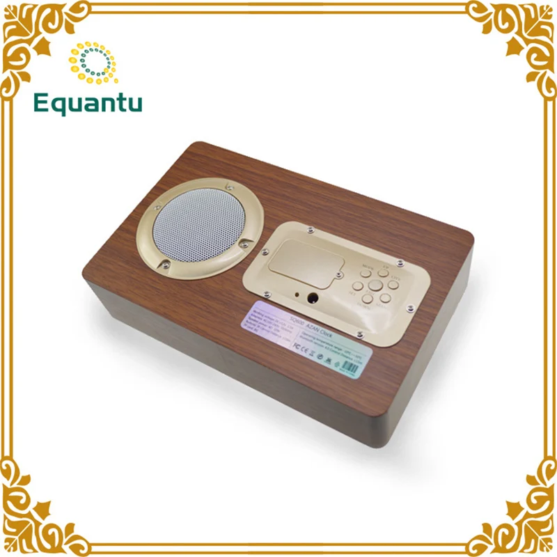 EQUANTU дистанционный таймер часы Коран bluetooth динамик Azan температура для мусульман 30