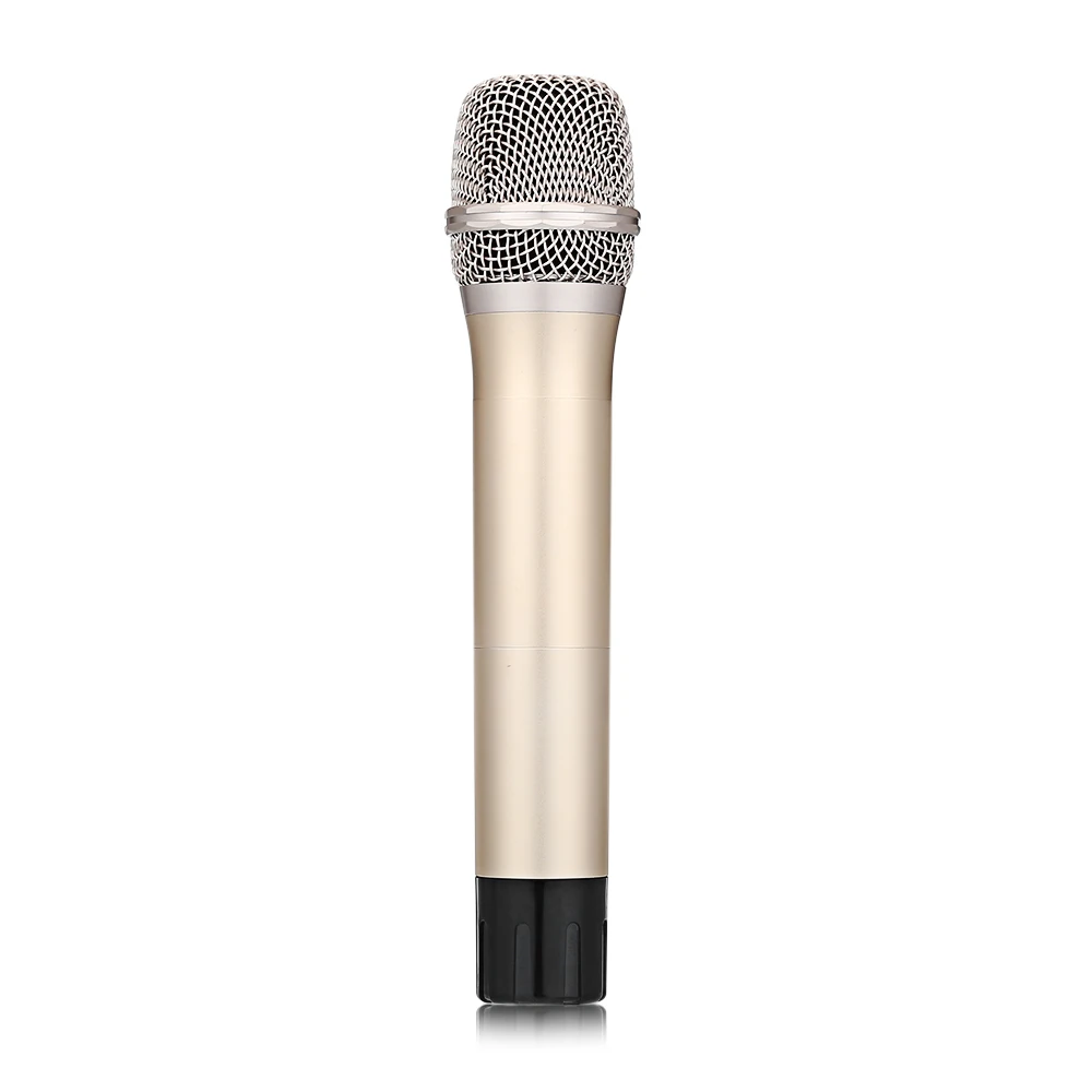 Excelvan MU 6S беспроводной ручной микрофон Двухканальный UHF Система с фиксированными