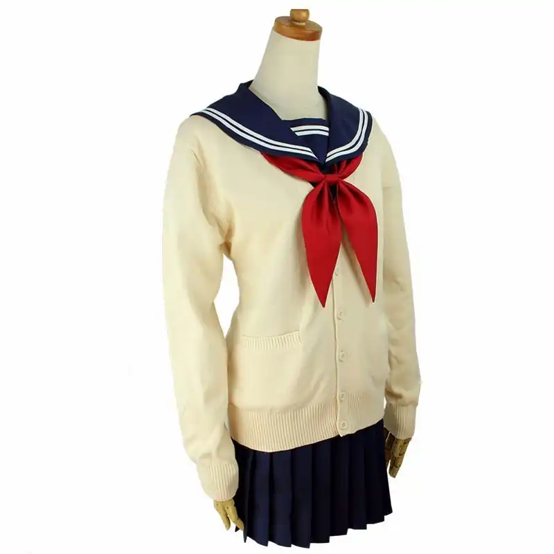 My Hero Academia Cosplay Himiko Toga Disfraz De Cosplay Jk Uniforme Escolar Toga Himiko Jk Uniforme Toga Himiko Vestido Con Su/éter Anime Japon/és Uniforme Escolar Traje Con Peluca Zapatos Accesorios