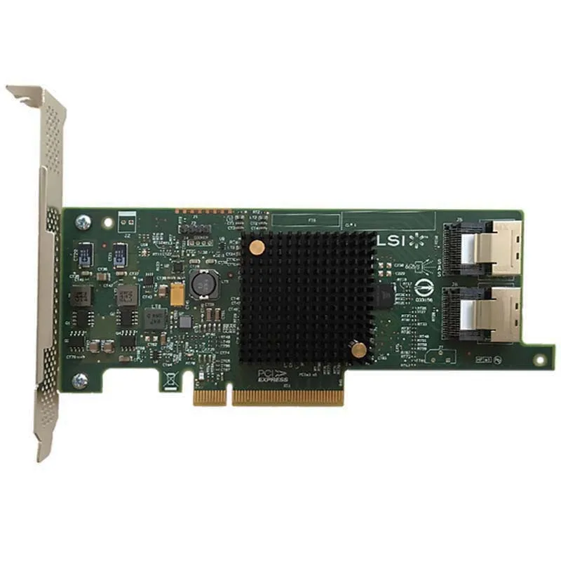 

Eastforfuy Avago LSI SAS 9217-8i 9207-8i 8 port HBA JBOD SFF8087 Mini-SAS HD 6Gb PCI-E 3.0 X8 SAS Controller RAID Card