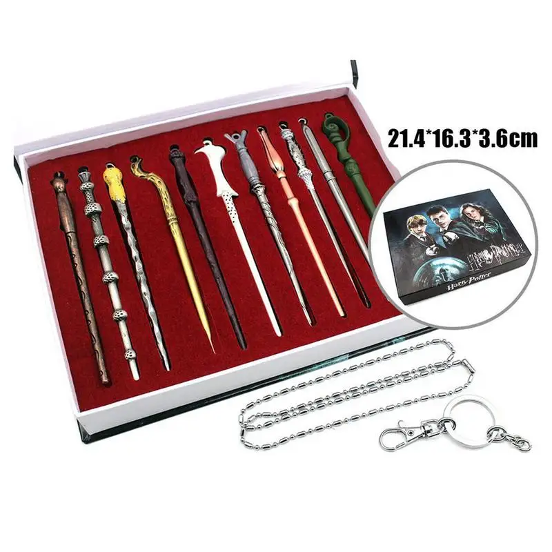 

11PCS Harry Potter Magic Wand Box Cosplay Game Kids Toys Gifts